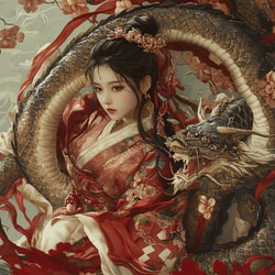 NFT Crimson Dance of the Dragon