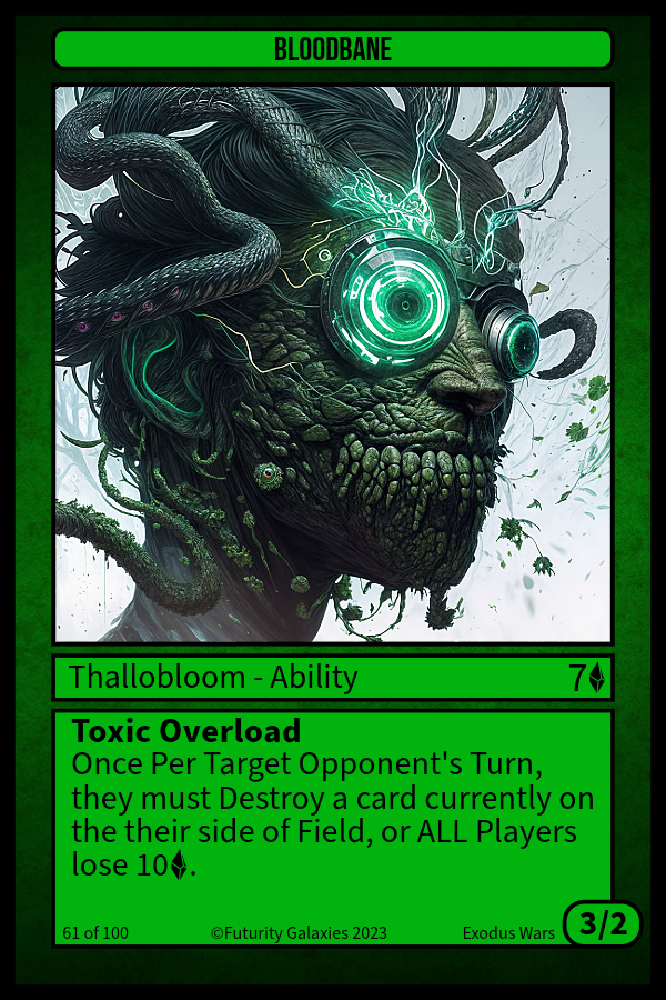 NFT Bloodbane #61 from Futurity Galaxies: Trading Cards