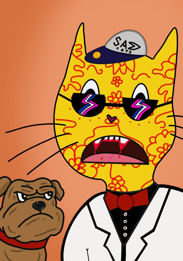 NFT SC154 #138 from Sad Cats