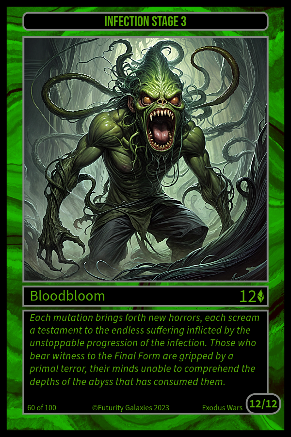 NFT Infection Stage 3 #60 from Futurity Galaxies: Trading Cards